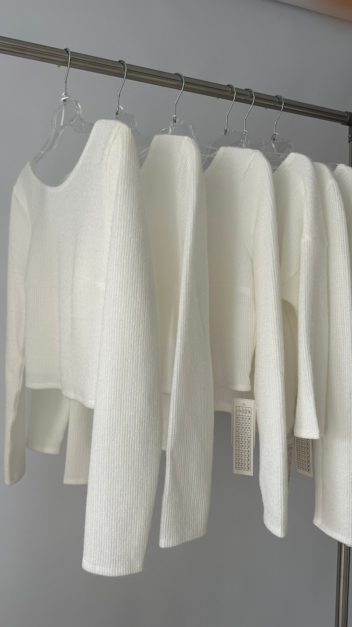 Bridal sweater with cashmere effect